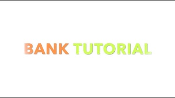 Bank System Tutorial - Plazma Burst 2