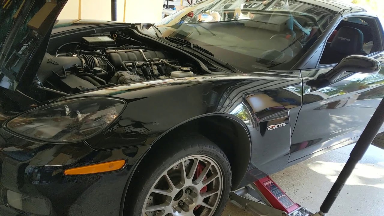 Corvette C6 Z06 Oil Change 0w 40 Reset Monitor Mobil 1 By Froggy Second corvette-c6-z06-oil-change-0w-40-reset-monitor-mobil-1-by-froggy-second