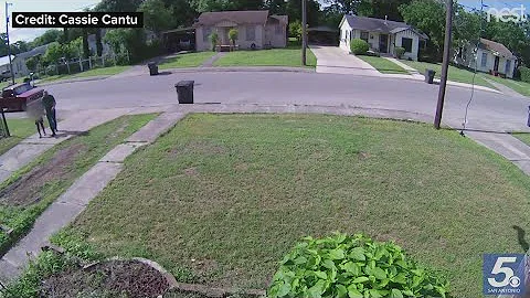 Doorbell camera captures arrest of suspect who all...