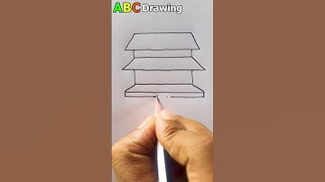 House Drawing For Kids | Easy Drawing Shorts # shorts