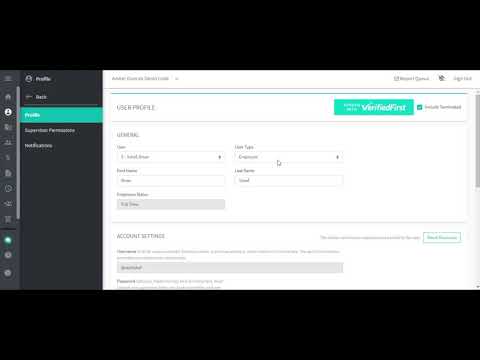 Supervisor Setup - Creating A Supervisor User Profile