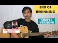 Easy Chords (End Of Beginning - Djo) (Guitar Tutorial) Simple For Beginner!