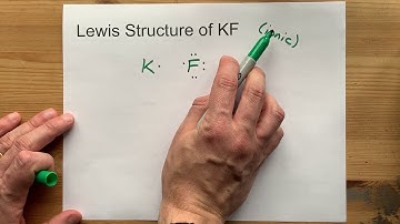 Draw the Lewis Structure of KF (potassium fluoride)