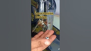 Loose tension problem. #sewingmachine #sewing #household #sewinghacks #tipsandtricks #tips