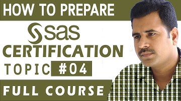 SAS Certification : How to create library in SAS ? | Topic #4 ft. Naidu