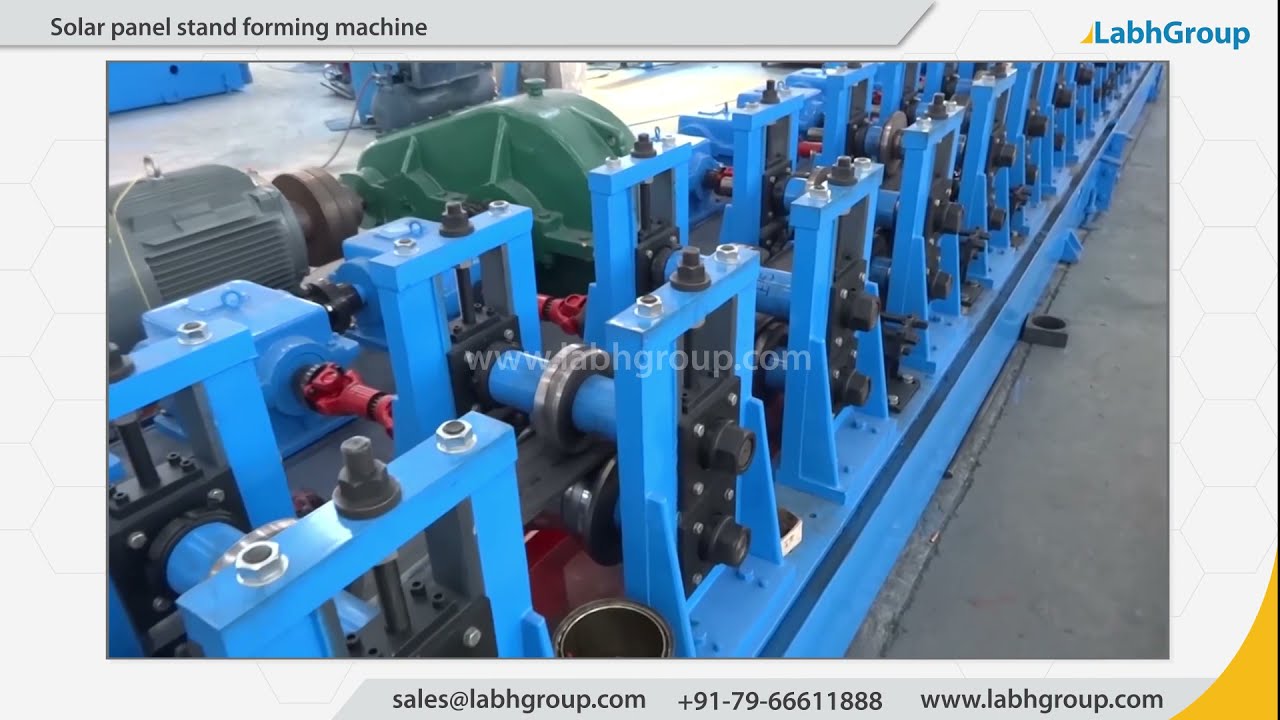 Solar panel stand forming machine | Labh Group