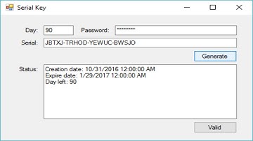 C# Tutorial - Generate Serial/License Key | FoxLearn
