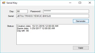 C# Tutorial - Generate Serial/License Key | FoxLearn