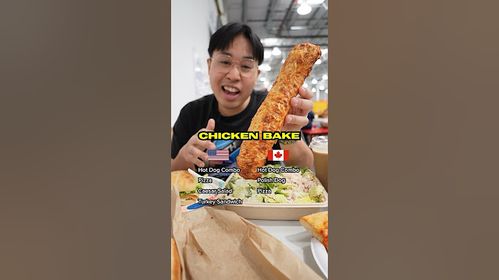USA vs. Canada Costco Food Court Menu