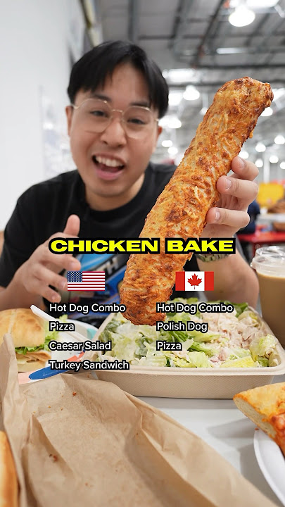 USA vs. Canada Costco Food Court Menu