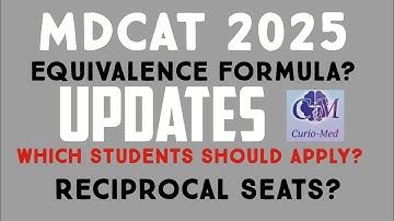 MDCAT Tips | Fate Of Equivalence Formula | Which students should apply?| New Update And Notification