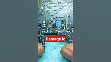 💧Water Damage Phone Repair. Power IC Reball Tutorial Video #tech #mobilerepair #repair
