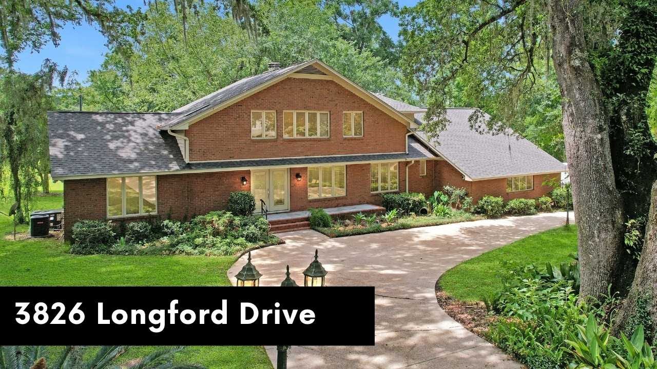 Tallahassee Home for Sale 3826 Longford Drive, Tallahassee, FL 32309