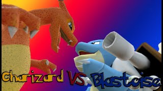 🔥Charizard 💥versus💥 Blastoise💧 Fight!! 2022