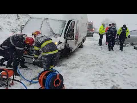 Accident la Fălticeni. 12 martie 2021