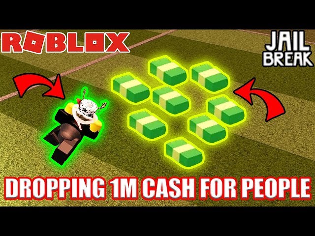 Dropping Millions Of Cash To A Random Person Roblox - trippy throw pack roblox