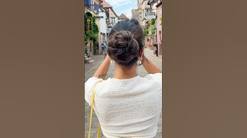 Elevate your look within 10 seconds using Messy bun Scrunchie | shop via 1hairstop.in