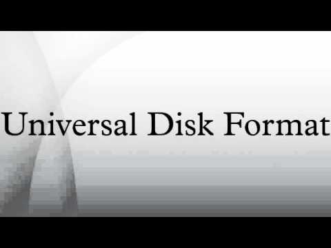 Universal Disk Format