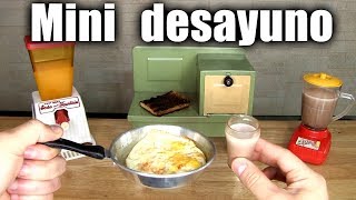 Haciendo Mini Huevito Y Choco Milk Para Desayunar - Chideetv