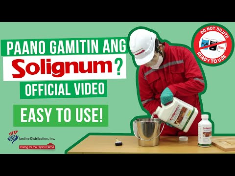 ვიდეო: როგორ იყენებთ Solignum კონსერვანტს?
