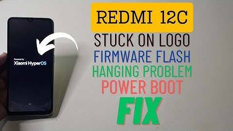 Redmi 12c Stuck On Logo Flash without Pc | Xiaomi Redmi 12c Hanging Issue Fix