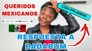 YOUTUBER AFRICANA  RESPONDE AL CANAL MEXICANO BADABUM (con PRUEBAS)-ENTREVISTO A UN PERUANO