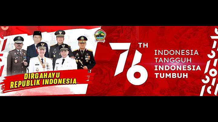 Live !! Upacara Peringatan detik-detik Proklamasi Kemerdekaan RI