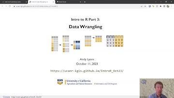 Intro to R Part 3 of 4: Data Wrangling Pt1 (Fall 2023)