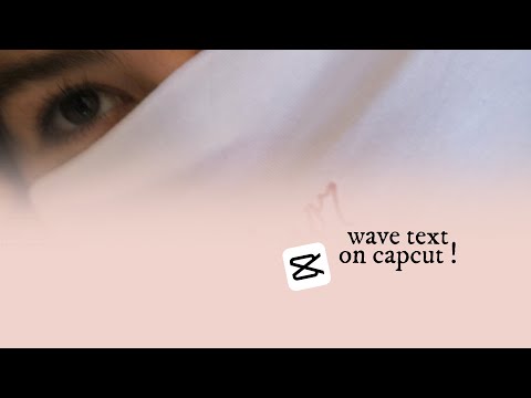 How I did the WAVE + CHANGING COLOUR text on CAPCUT!! ♡ || Spxciiii