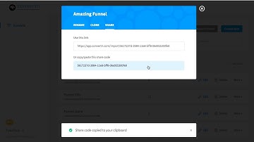 Convertri Help - Sharing A Funnel