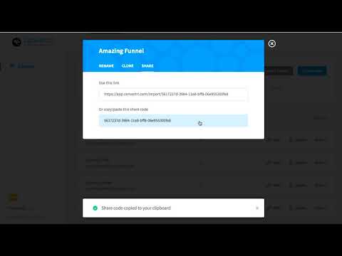 Convertri Help - Sharing A Funnel