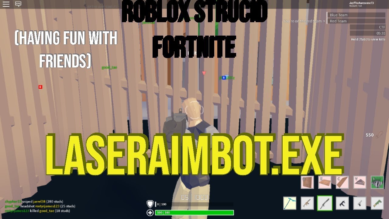 Laser Aimbot Exe Strucid Fun With Friends Ii Roblox Fortnite Strucid Youtube - roblox aimbotexe