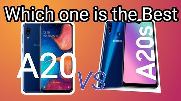 Samsung Galaxy A20 vs A20s Comparison