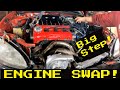 BIG Engine swap into Red TED! 2.5L V6 with a BIG Turbo!