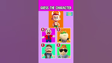 Guess The SML Character by Disney Pixar Cartoon #sml #smljeffy #supermariologan