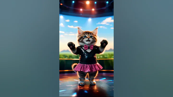 Video 11076541: fluffy maine coon kitten, cute maine coon kitten, maine coon dancing, cat kitten dancing