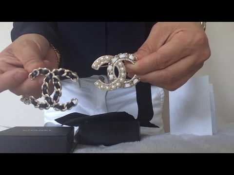 CHANEL, Jewelry, Cc Chanel 4k White Gold Diamond Earrings