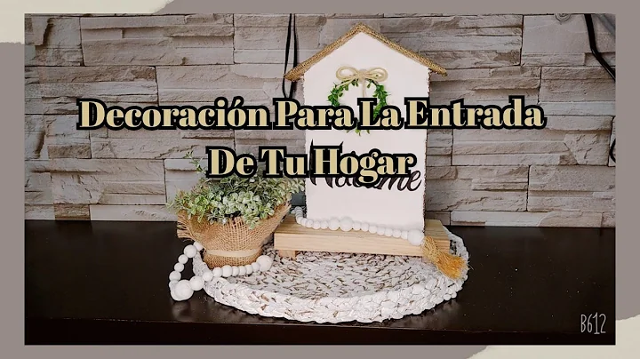 DIY//Farmhouse// Para la entrada de tu hogar  #dec...