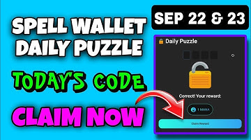 Spell Wallet Daily Puzzle Today 22 September | Spell Wallet Today Puzzle | Spell Wallet Secret Code