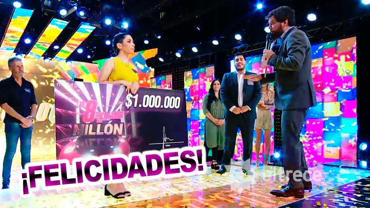 ⁣La esquelense Eluney Camerlo ganó el millón de pesos en "Los 8 Escalones"