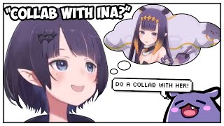 Chat wants Ina to collab with Ninomae Ina'nis