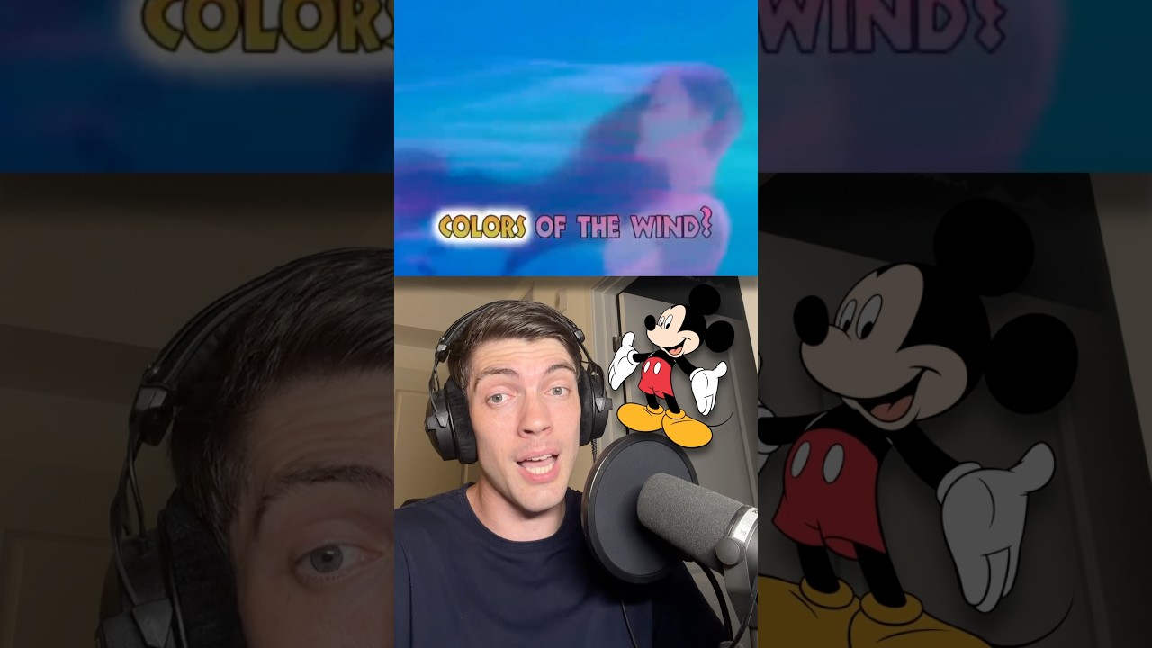 Disney voices sing Colors of the Wind