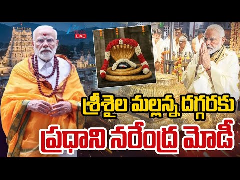 LIVE: PM Narendra Modi To Visit Srisailam Temple | శ్రీశైల మల్లన్న దగ్గరకు ప్రధాని నరేంద్ర మోడీ |ZEE - ZEE24TELUGUNEWS