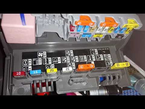 Renault megane scenic passenger fuse box