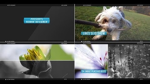 Lines Slideshow /// After Effects Template