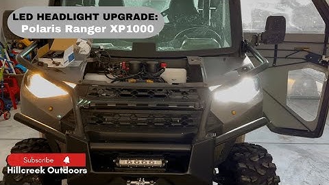 LED Headlight Upgrade for Polaris Ranger: How To, Install & Review