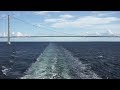 Cruise Ship Engine White Noise, NO video loop, sailing under Storbæltsbroen!