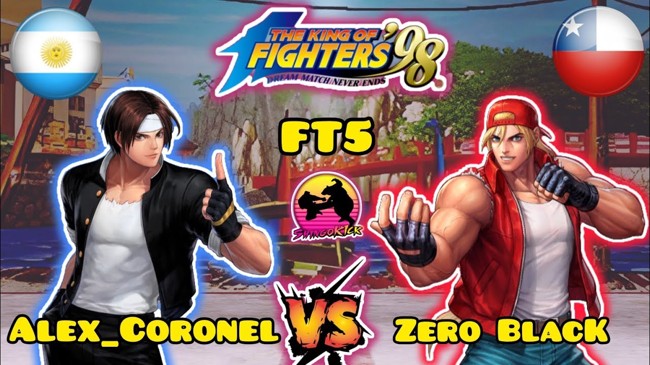 //🔥KOF 98🔥//🇦🇷Alex_Coronel🇦🇷🆚🇨🇱Zero Black🇨🇱 FT5 Ranked Match - YouTube