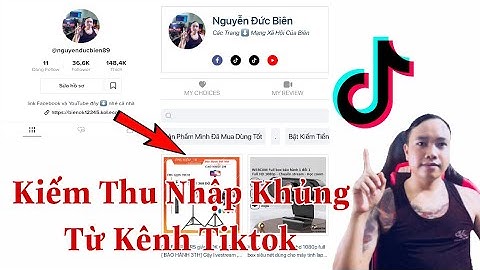cách làm affiliate ecomobi chia sẻ liên kết trên kênh tiktok.