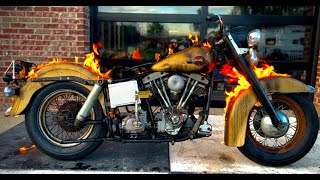 Billy Lane World’s Ugliest Shovelhead Part 2. 1972 Harley-Davidson FLH On Fire
